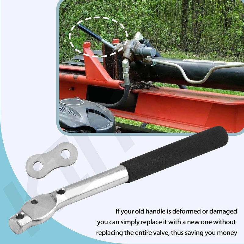 KINTLE 718-0481 900-3909-89 Hydraulic Direction Control Valve Handle with Bolts for E-nergy 0C000908 Stump Grinders, Fits for B-andit MTD Craftsman Wood Chippers, Log Splitters - Image 3